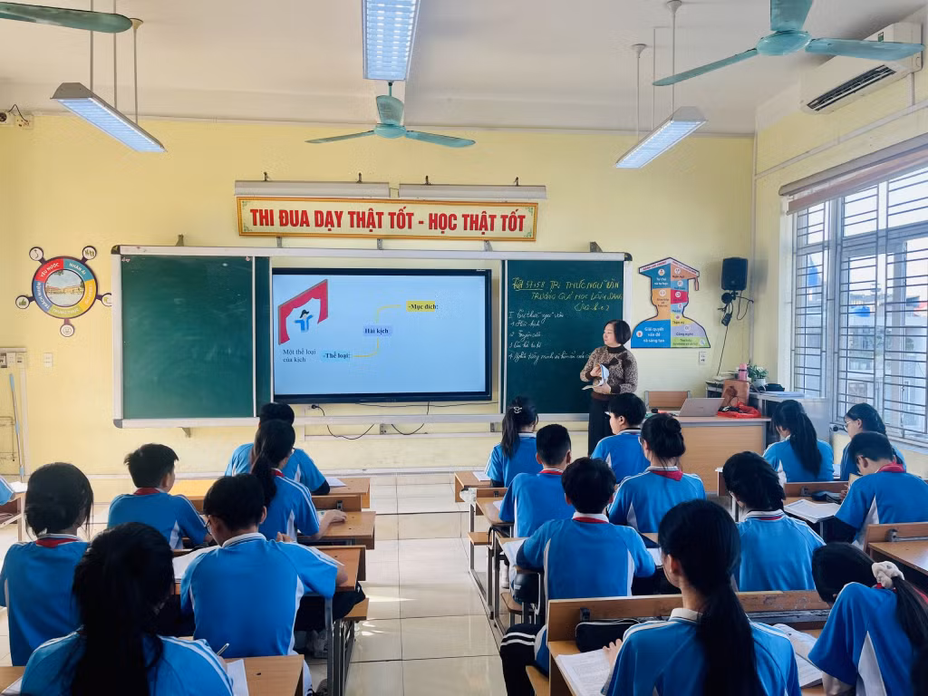Trường THCS Mạo Khê 2 hiện có số lượng học sinh đông nhất trên địa bàn TP Đông Triều.