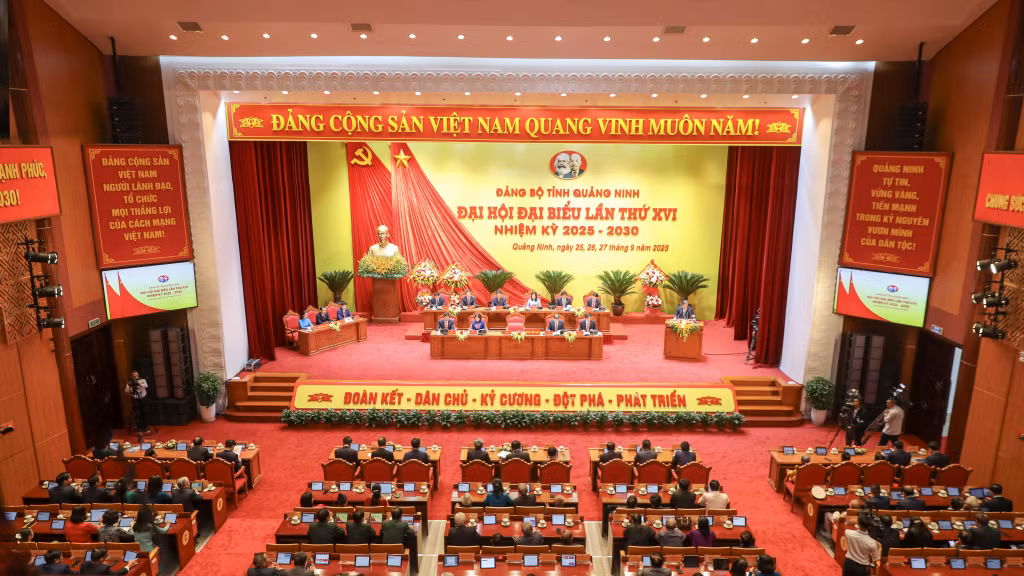 Đại hội Đại biểu Đảng bộ tỉnh lần thứ XVI, nhiệm kỳ 2025-2030.