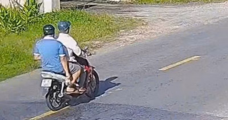 Cảnh sát truy tìm 2 người nghi liên quan vụ tai nạn khiến một phụ nữ tử vong. Ảnh: Công an cung cấp