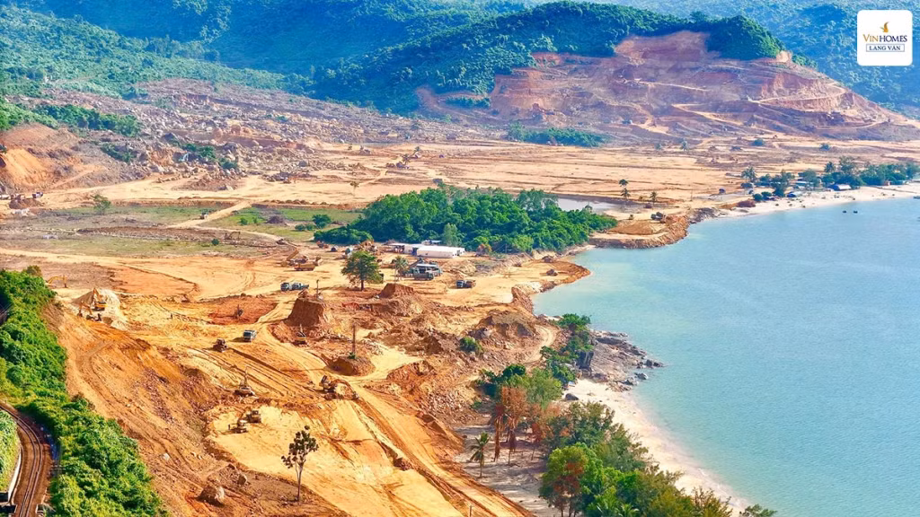 Thực tế tiến độ thi công Vinhomes Hải Vân Bay tháng 9/2025
