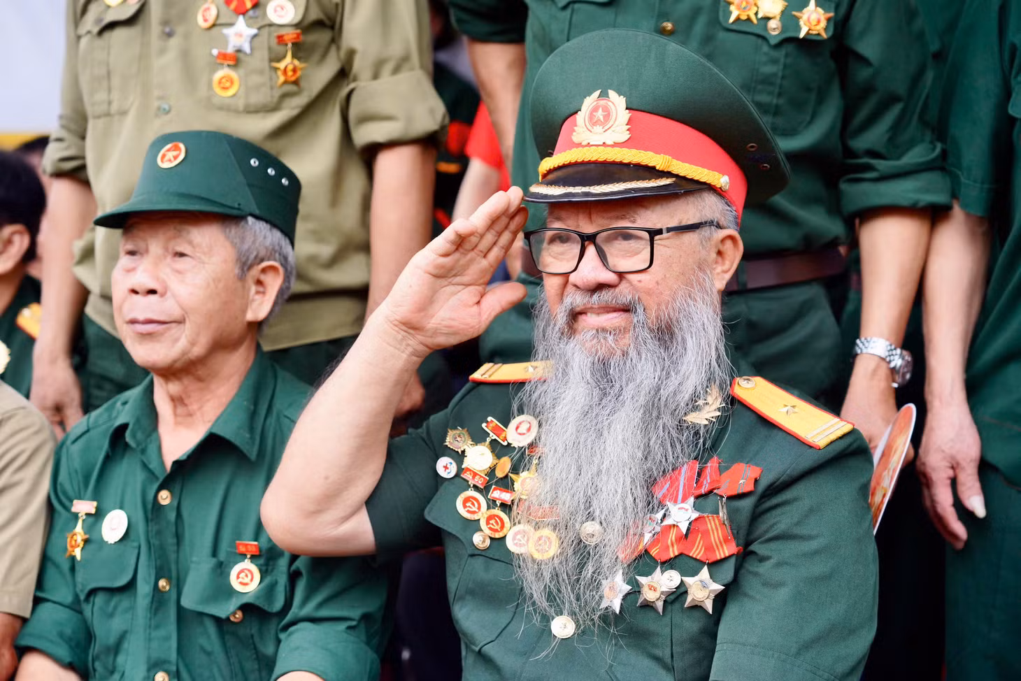 Ông Bùi Tuấn Khanh (Ninh Bình), cựu chiến binh. Ảnh: Vũ Linh - Thiều Trang