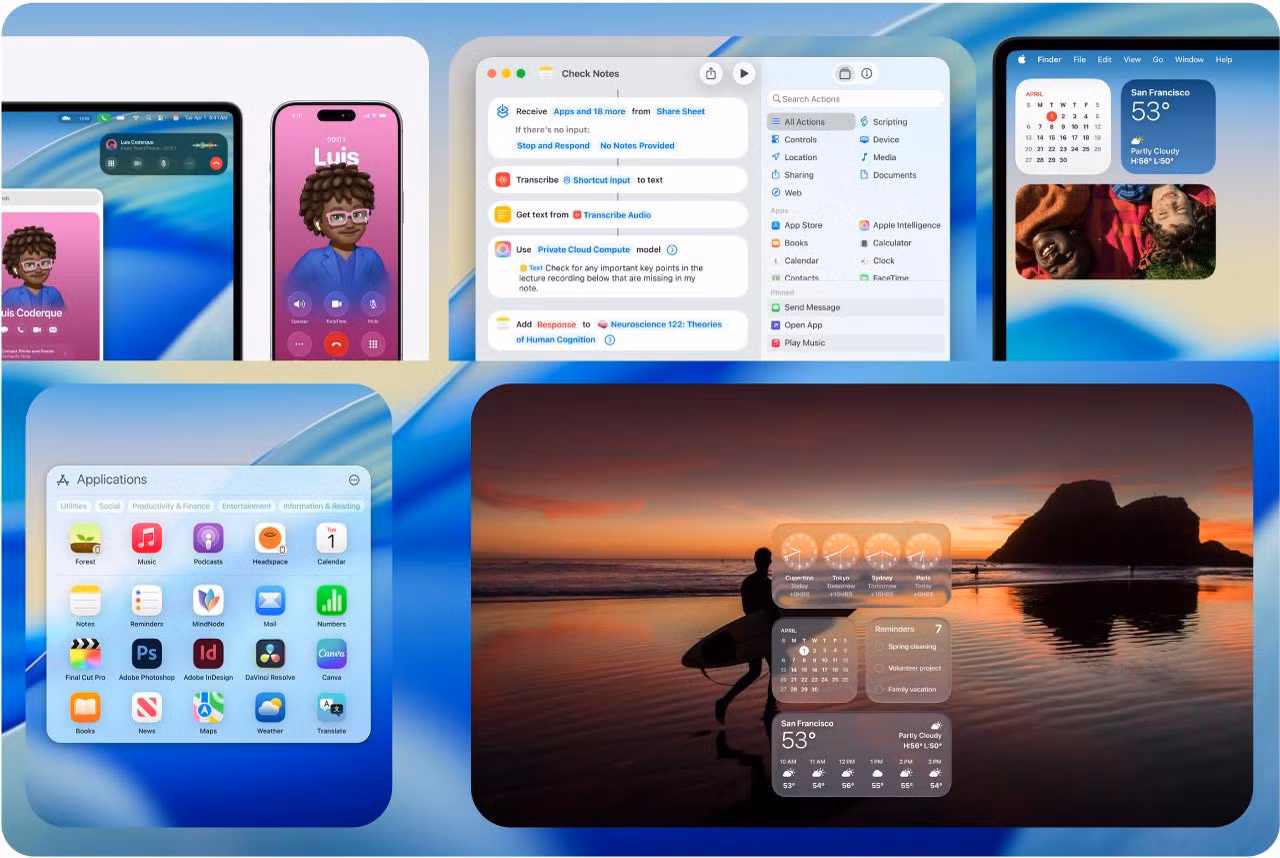 MacOS Tahoe ra mắt chính thức. Ảnh đồ họa: Linh Anh
