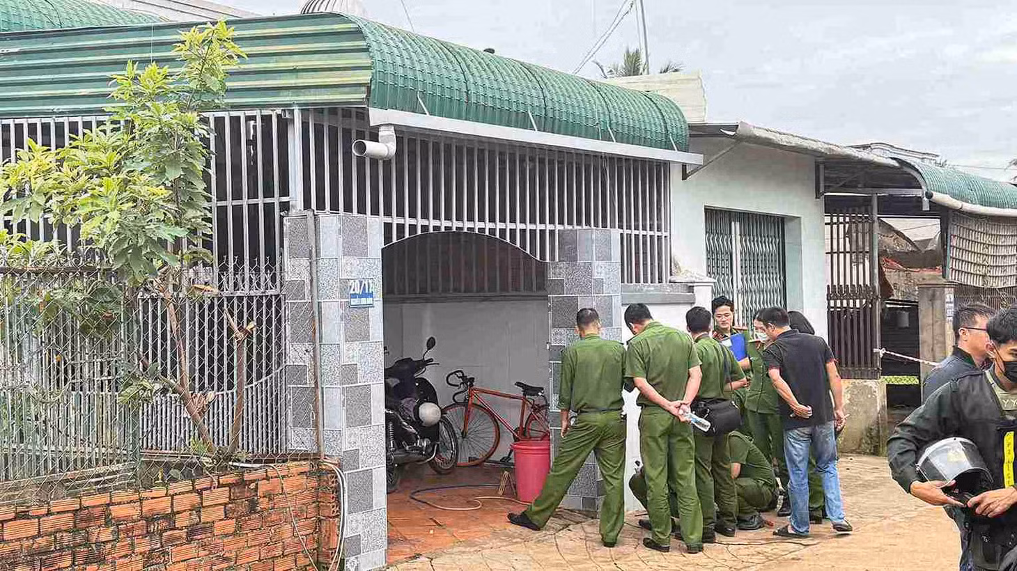 Hiện trường vụ án. Ảnh: Bảo Trung