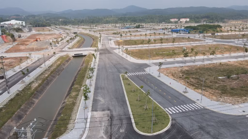 Một góc dự án Khu dân cư đô thị Km3-4, phường Hải Yên, TP Móng Cái