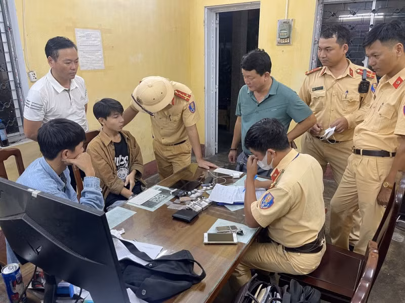 Võ Văn Đại tại cơ quan Công an.
