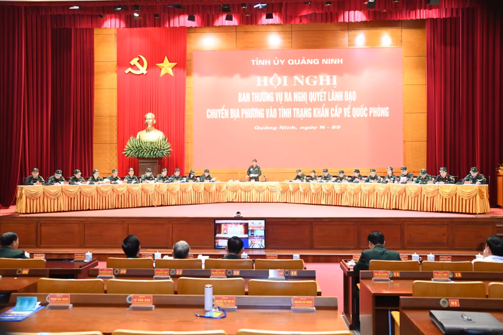 Ban Thường vụ Tỉnh ủy đã tổ chức diễn tập hội nghị lãnh đạo chuyển địa phương vào trạng thái khẩn cấp về quốc phòng