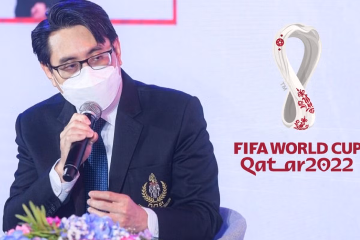 Ông Kongsak Yodmanee, Thống đốc Cơ quan Thể thao Thái Lan (SAT) cho biết vẫn chưa mua được bản quyền World Cup 2022 - Ảnh: Thairath