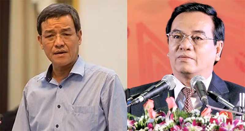 Bị can Trần Đình Thành và Đinh Quốc Thái
