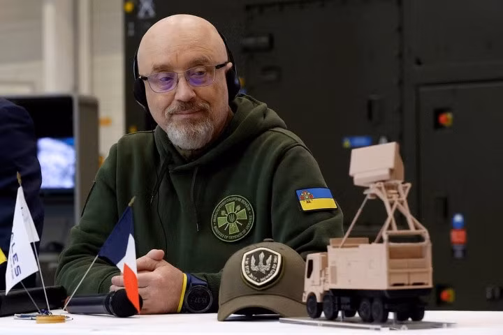 Bộ trưởng Quốc phòng Ukraine Oleksii Reznikov. (Ảnh: Reuters)