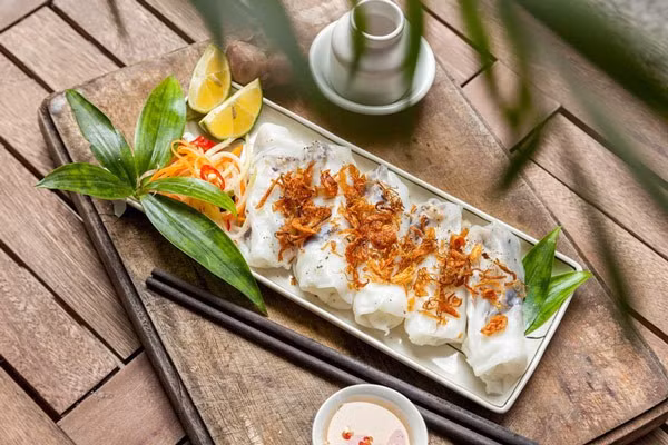 Món bánh cuốn của Việt Nam (Ảnh: internet)