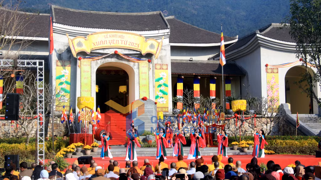 Khai hội Xuân Yên Tử năm 2023. Ảnh: Mạnh Trường