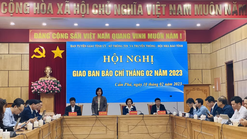 Lãnh đạo Ban Tuyên giáo Tỉnh ủy định hướng công tác tuyên truyền trong thời gian tới.