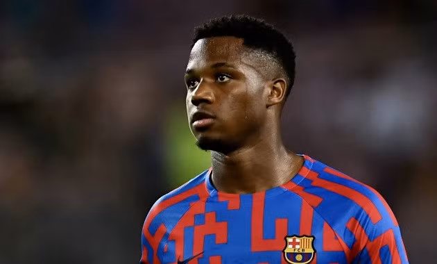 Fati đang thiếu thời gian ra sân tại Barca.