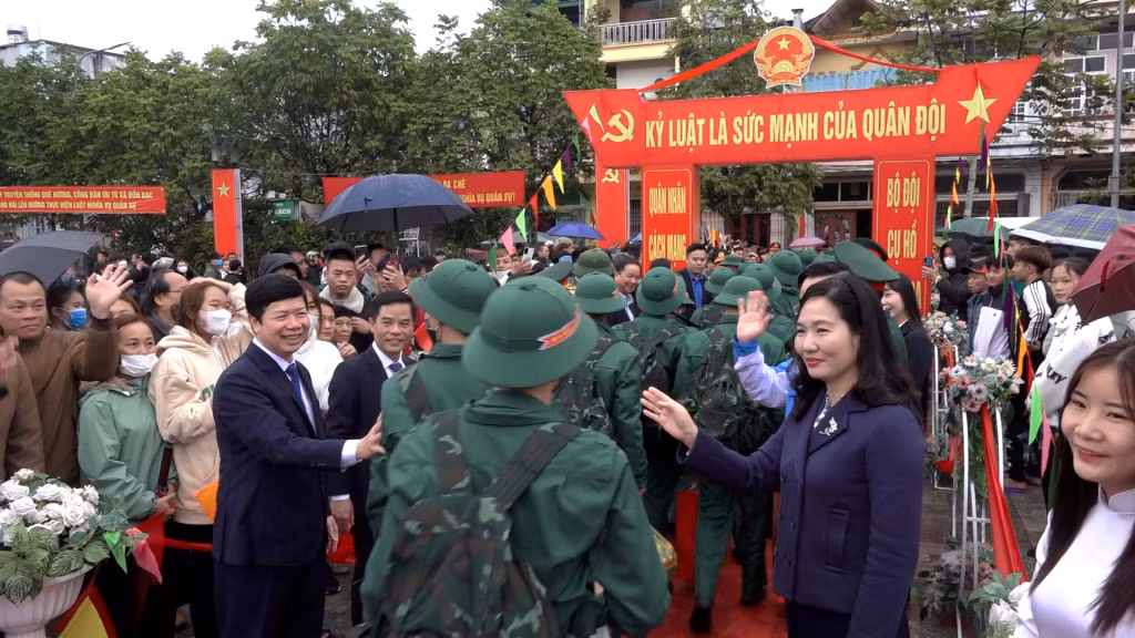 Năm 2023, huyện Ba Chẽ được giao chỉ tiêu 67 công dân chính thức nhập ngũ.