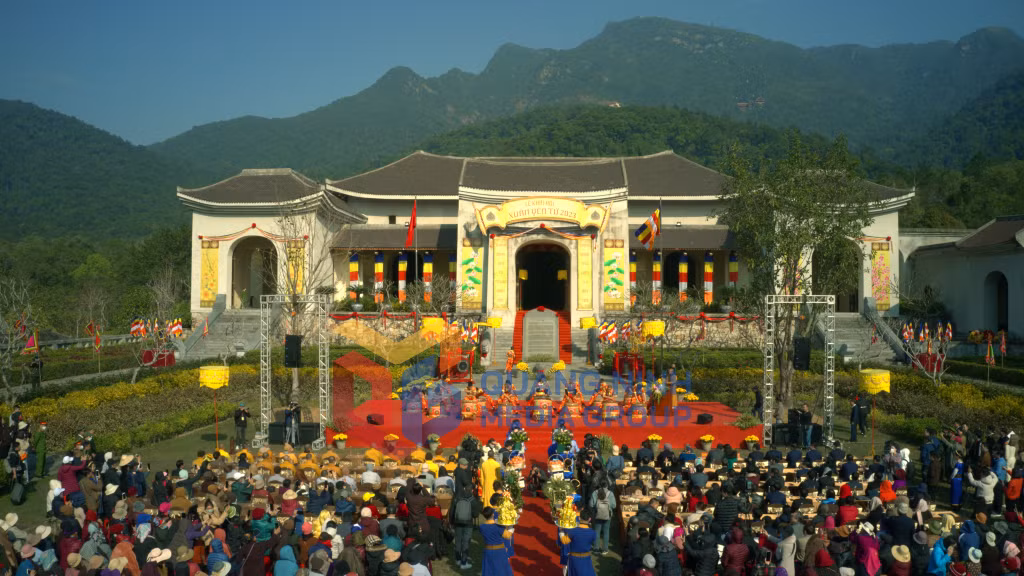 Quang cảnh Khai hội Xuân Yên Tử 2023. Ảnh: Việt Anh