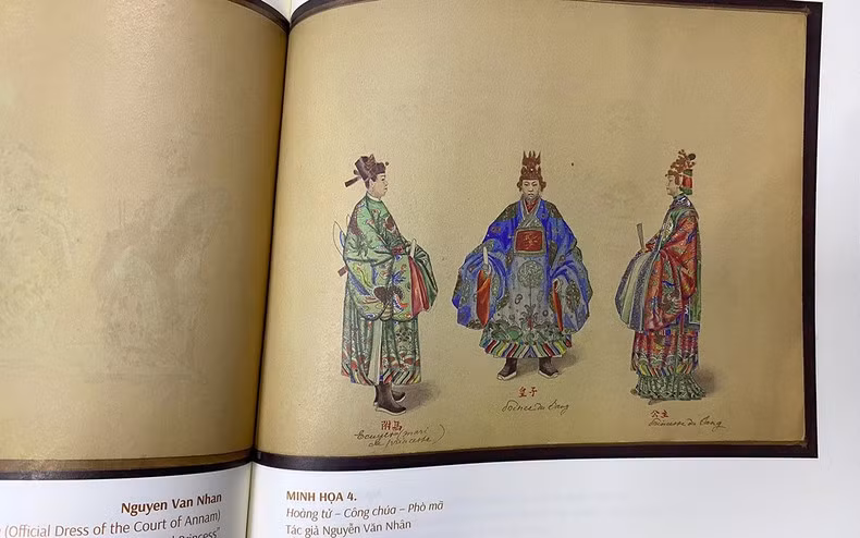 Trang phục của các hoàng tử, công chúa.