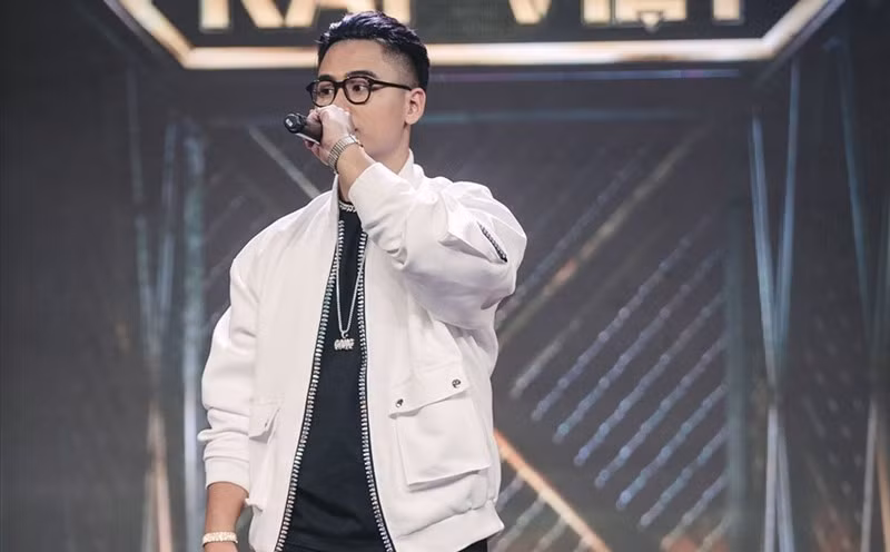 GDucky trên sân khấu Rap Việt. Ảnh: Nhà sản xuất