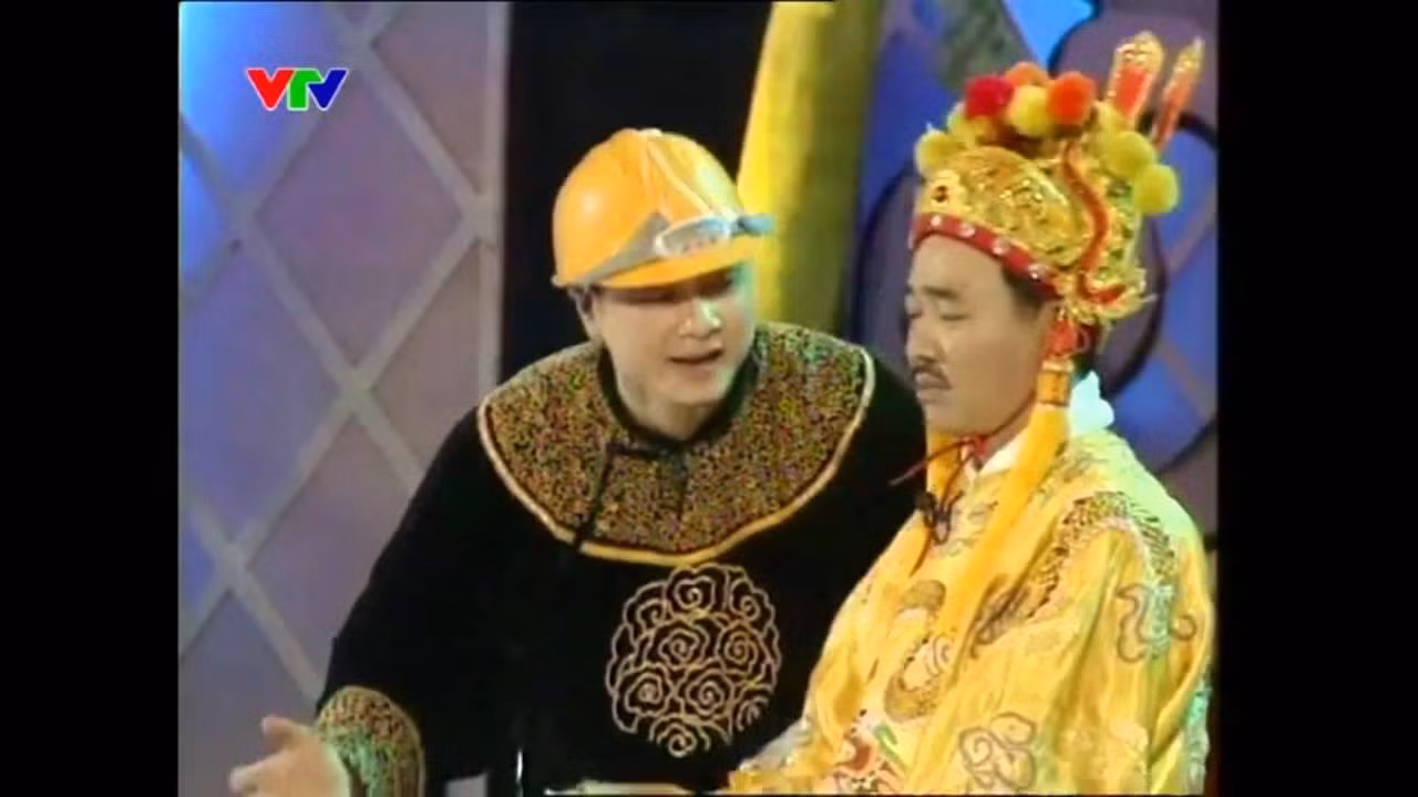 Tiết mục hài hước của Táo Thoát Nước Tự Long tại Táo Quân 2009. Ảnh: Chụp màn hình VTV