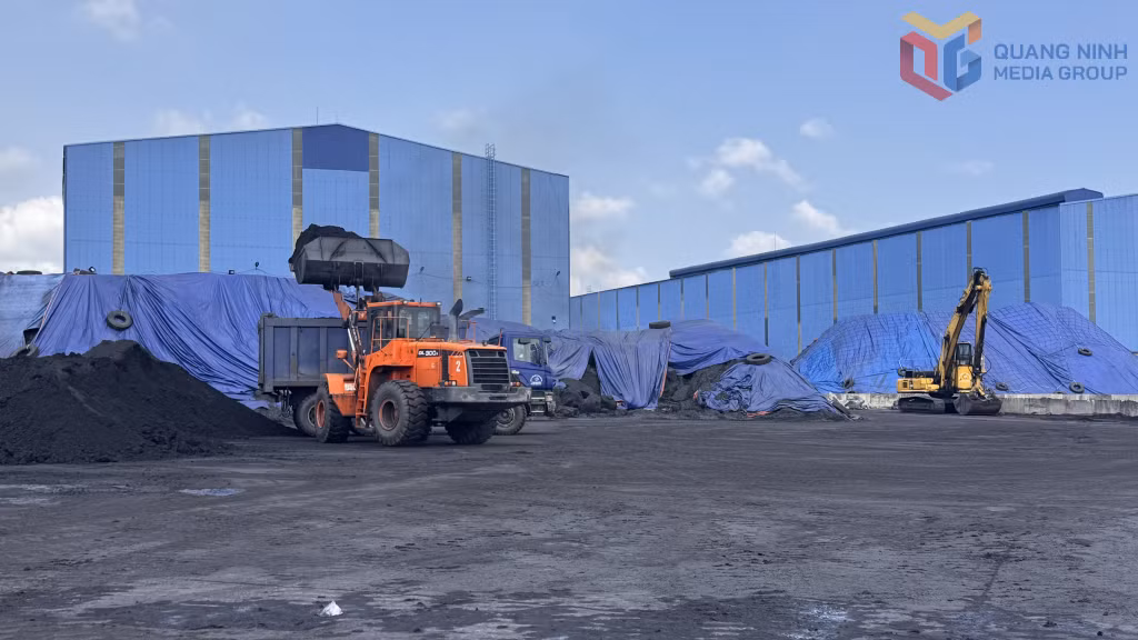 Kho than G9 của Công ty Kho vận và Cảng Cẩm Phả - TKV.