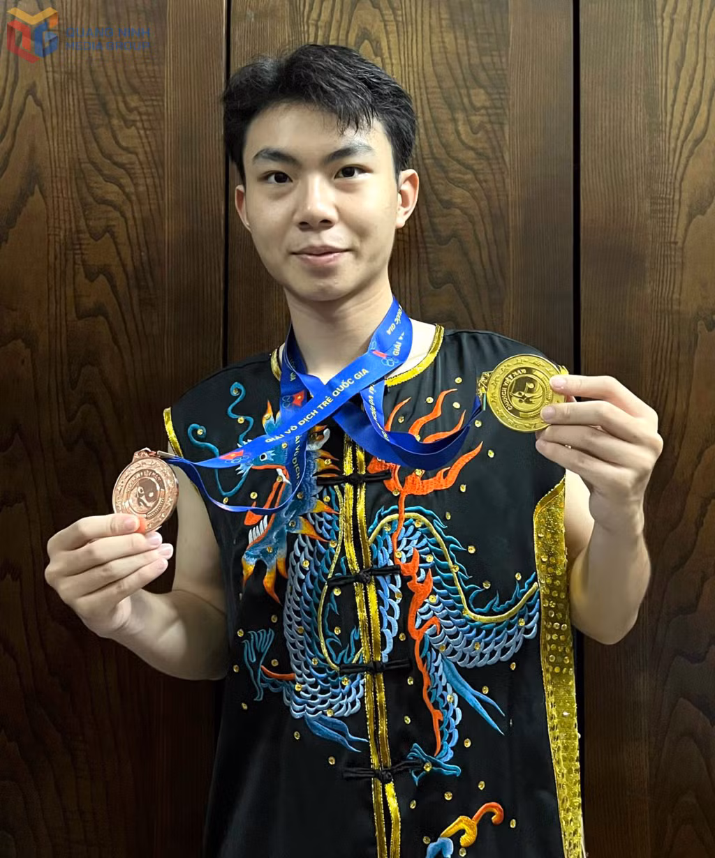 VĐV Wushu Vũ Bảo Nam cùng các VĐV xuất sắc của Quảng Ninh được tham gia chuyến tập huấn nâng cao trình độ chuyên môn.
