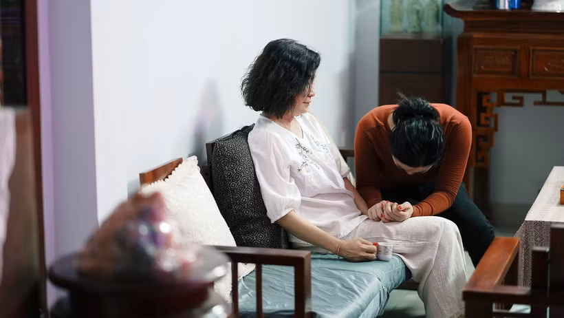 Cảnh trong phim "Cục vàng của ngoại". (Ảnh: Nhà sản xuất cung cấp).