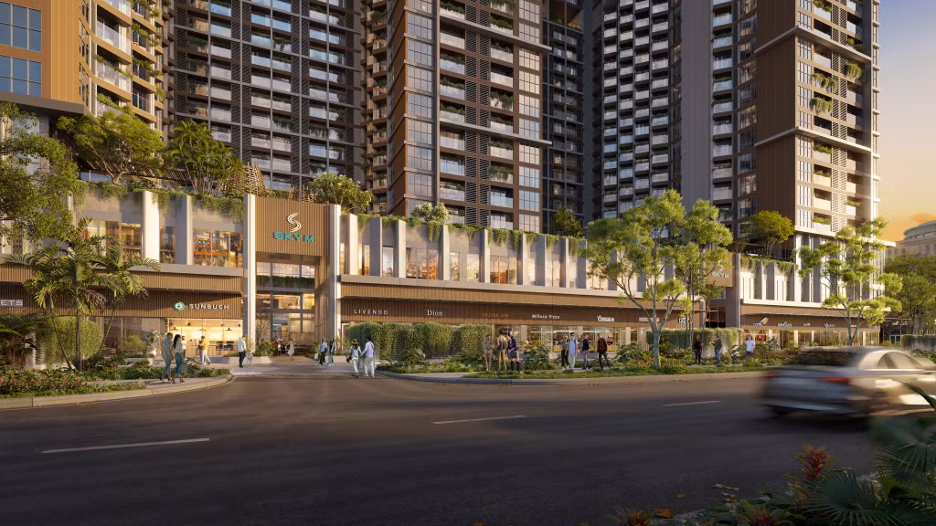 Loạt shop kinh doanh tại SkyM được kiến tạo như không gian thương mại thế hệ mới bên vịnh di sản.