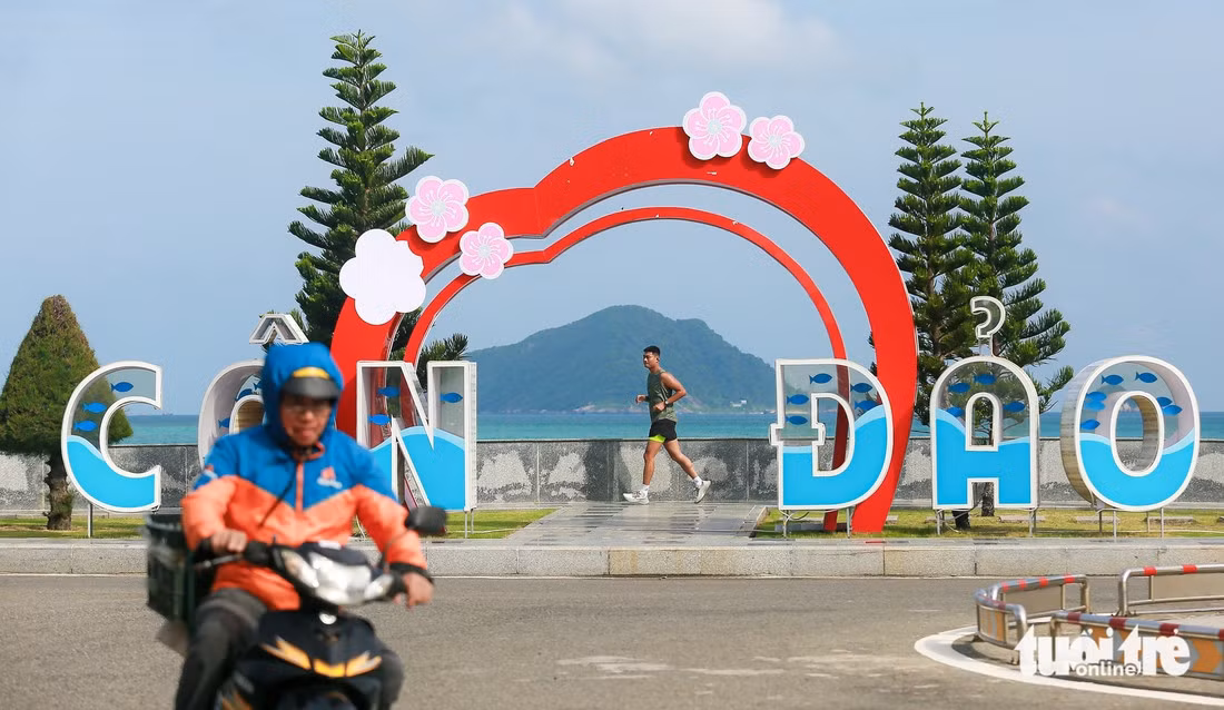 Hạ tầng ven biển đồng bộ với đường, vỉa hè, cây xanh giúp du khách dễ dàng đi bằng xe đạp hay chạy bộ