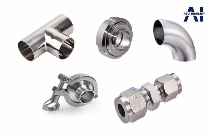 Các loại phụ kiện vi sinh (Nguồn: Asia Industry)