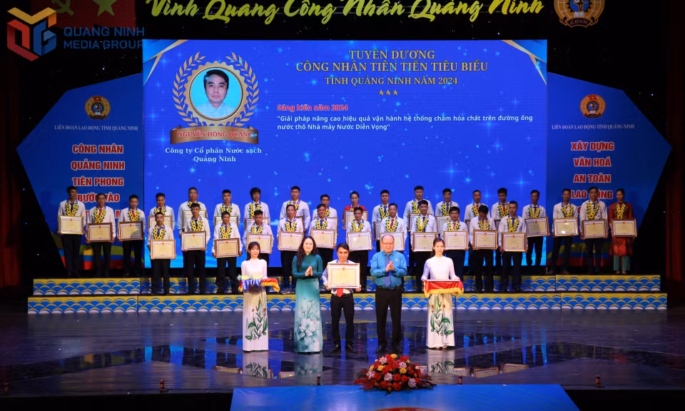 Liên đoàn Lao động tỉnh Quảng Ninh tổ chức chương trình Tuyên dương 