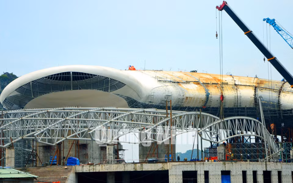 Cung quy hoạch và triển lãm tỉnh. Ảnh: Hà Phong