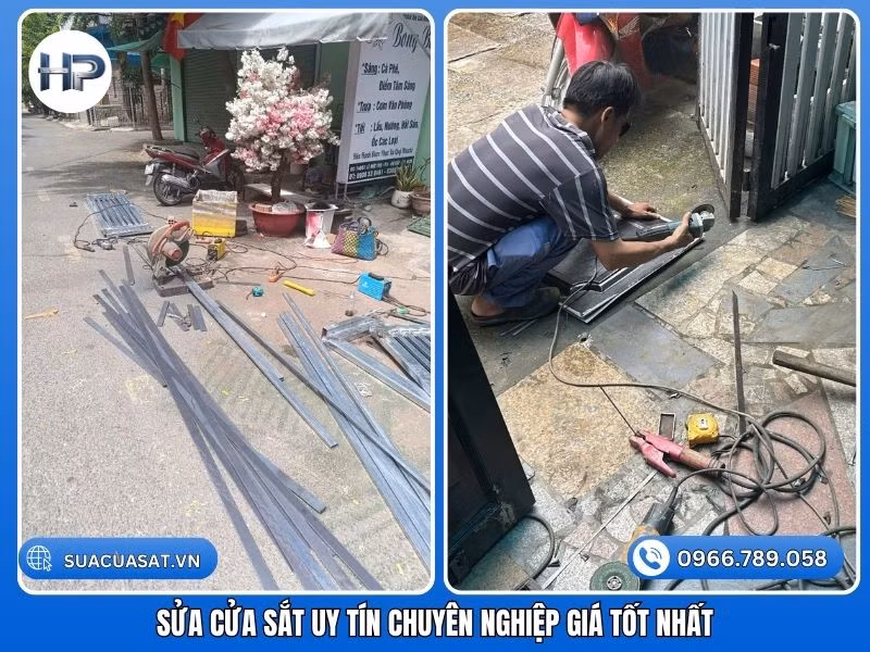 Địa chỉ sửa cửa sắt tại nhà rẻ TPHCM | Sửa Cửa Sắt Hòa Phát ảnh 2