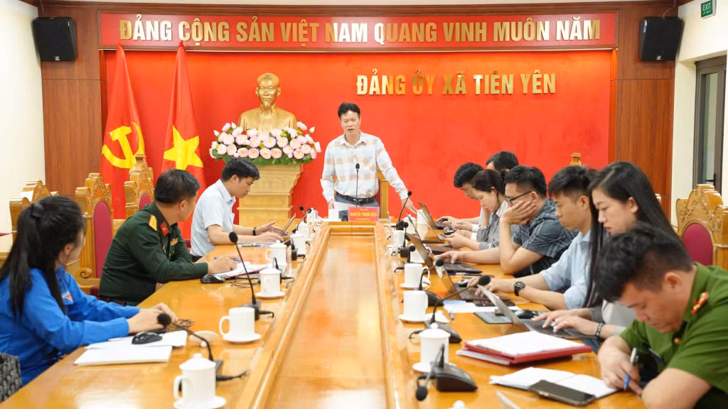 Ban Chỉ đạo về phát triển khoa học, công nghệ, đổi mới sáng tạo và chuyển đổi số xã Tiên Yên tổ chức đánh giá kết quả thực hiện Nghị quyết số 57-NQ/TW của Bộ Chính trị trong quý I và triển khai phương hướng công tác quý II năm 2026.