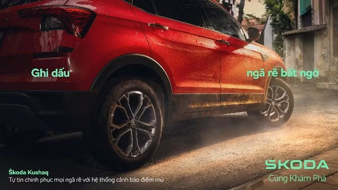Škoda Kushaq - mẫu SUV hướng tới tính linh hoạt trong sử dụng hằng ngày, được sản xuất và lắp ráp tại Nhà máy ô tô Thành Công Việt Hưng.