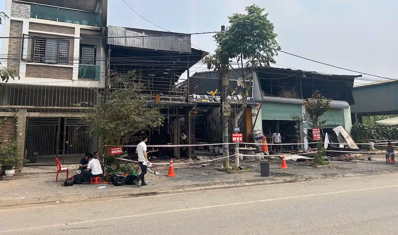 Người đàn ông phóng hỏa gây cháy nhiều nhà dân do mâu thuẫn với vợ cũ. Ảnh: CA Lào Cai