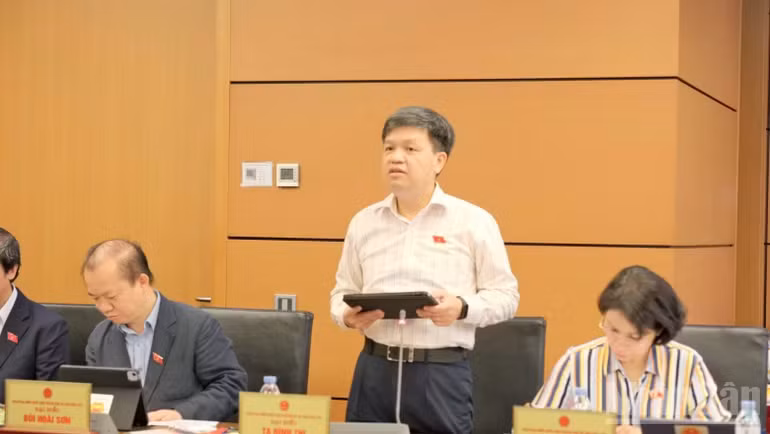 Đại biểu Tạ Đình Thi (Đoàn thành phố Hà Nội).