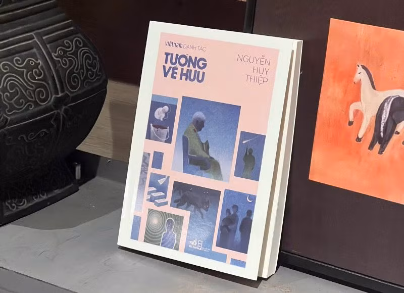 Tái bản “Tướng về hưu” của nhà văn Nguyễn Huy Thiệp với diện mạo mới. Ảnh: Nhà xuất bản
