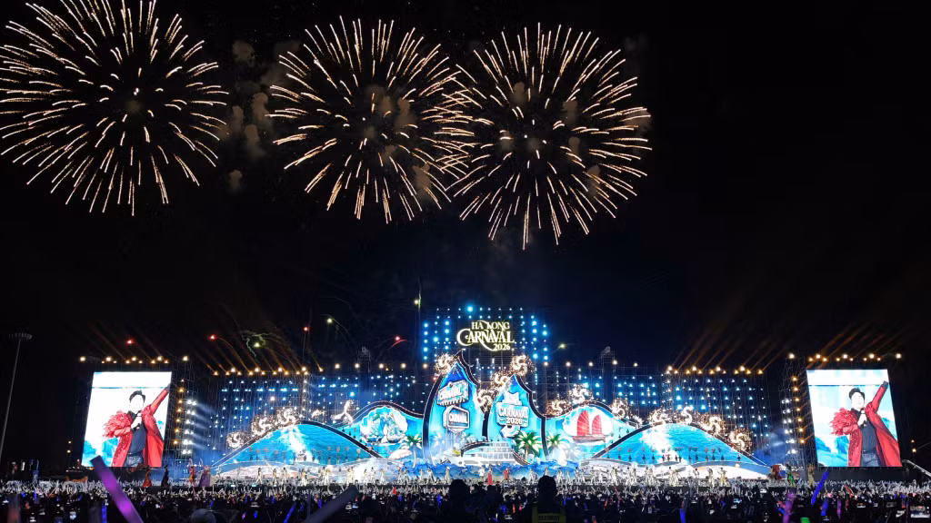 Tiết mục mở màn Chương trình nghệ thuật khai mạc Carnaval Hạ Long 2026.