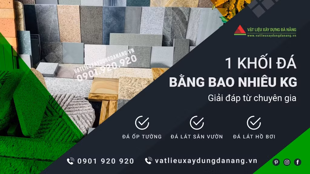 1 khối đá bằng bao nhiêu kg?
