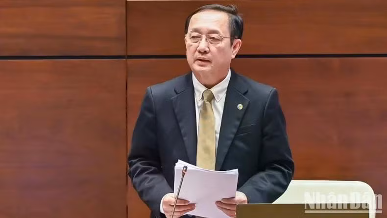 Bộ trưởng Khoa học và Công nghệ Huỳnh Thành Đạt. (Ảnh: DUY LINH)