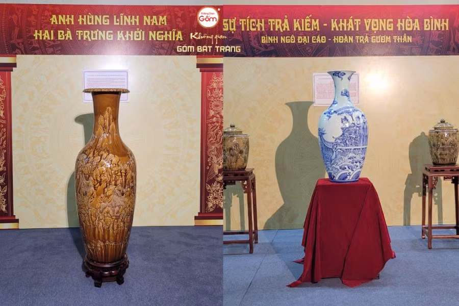 Gốm Bát Tràng - Hành trình chung tay gìn giữ non sông&nbsp; ảnh 1