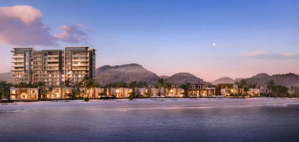 InterContinental Residences Halong Bay sở hữu vị trí và tầm nhìn trực Vịnh di sản. Ảnh: BIM Land.