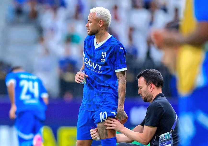 Neymar liên tục dính chấn thương - Ảnh: Al-Hilal FC