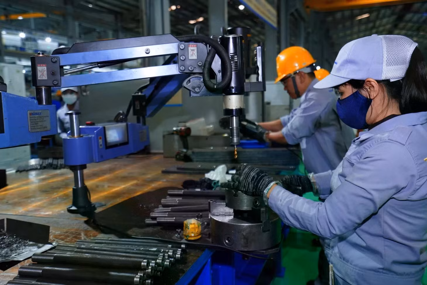 10 tháng năm 2024, chỉ số sản xuất toàn ngành công nghiệp ước tăng 8,3% so với cùng kỳ năm trước. Ảnh: Cấn Dũng