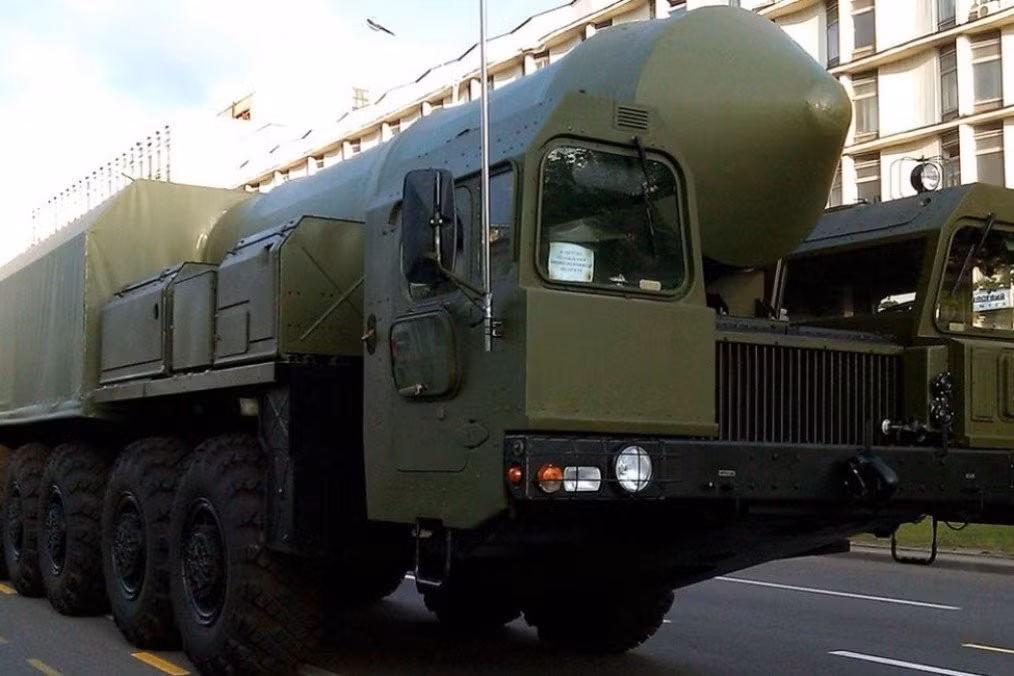 Tên lửa đạn đạo RS-26 Rubezh của Nga. Ảnh: united24media