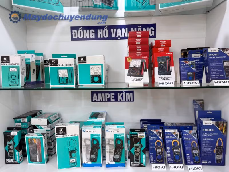 Gian hàng ampe kìm và đồng hồ vạn năng tại Maydochuyendung.com