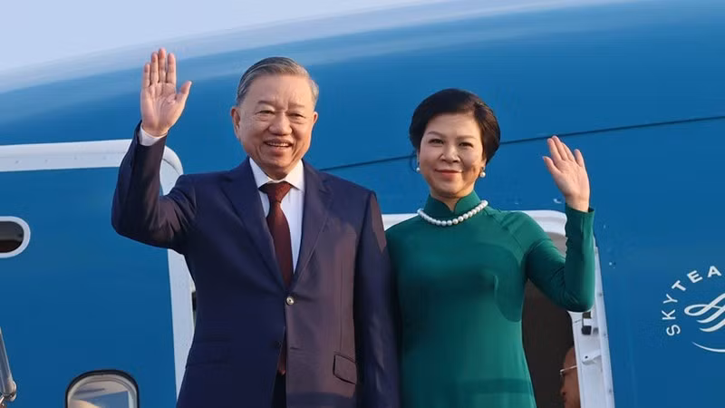 Nhận lời mời của Tổng thống Hàn Quốc Lee Jae Myung, Tổng Bí thư Tô Lâm và Phu nhân thăm cấp Nhà nước tới Hàn Quốc từ ngày 10 đến 13/8.