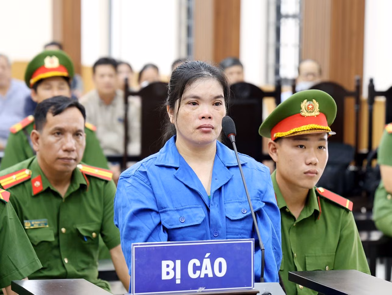 Bị cáo Nguyễn Thị Kiều Phương bị Tòa án nhân dân tỉnh An Giang tuyên phạt tử hình về tội Giết người và Cướp tài sản. Ảnh: Vũ Tiến
