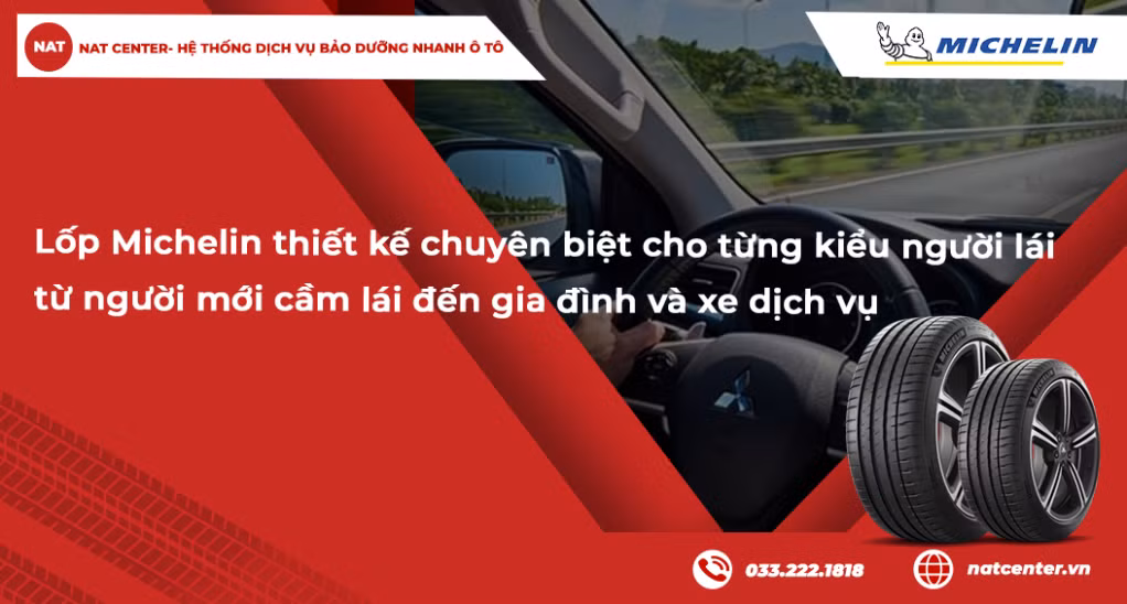 Lốp Michelin Primacy 4 giúp người lái mới an tâm hơn trên đường mưa