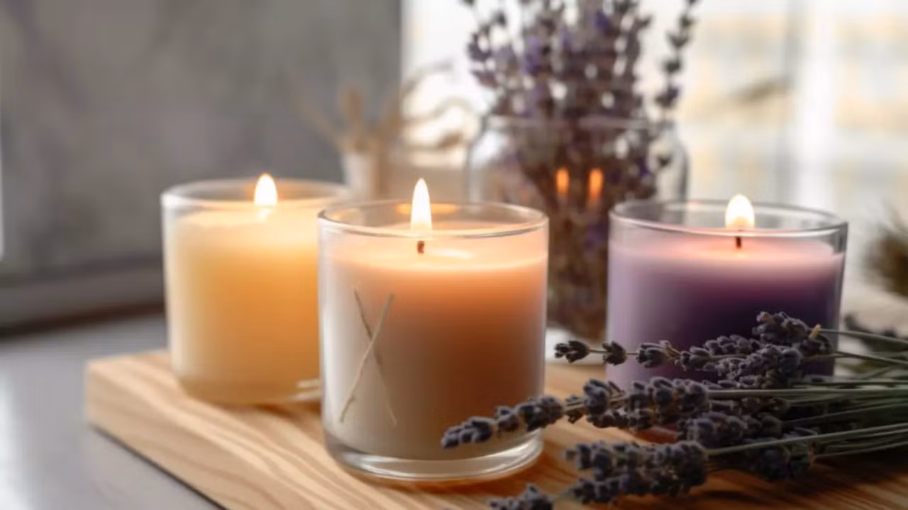 Nước hoa xịt phòng và nến thơm