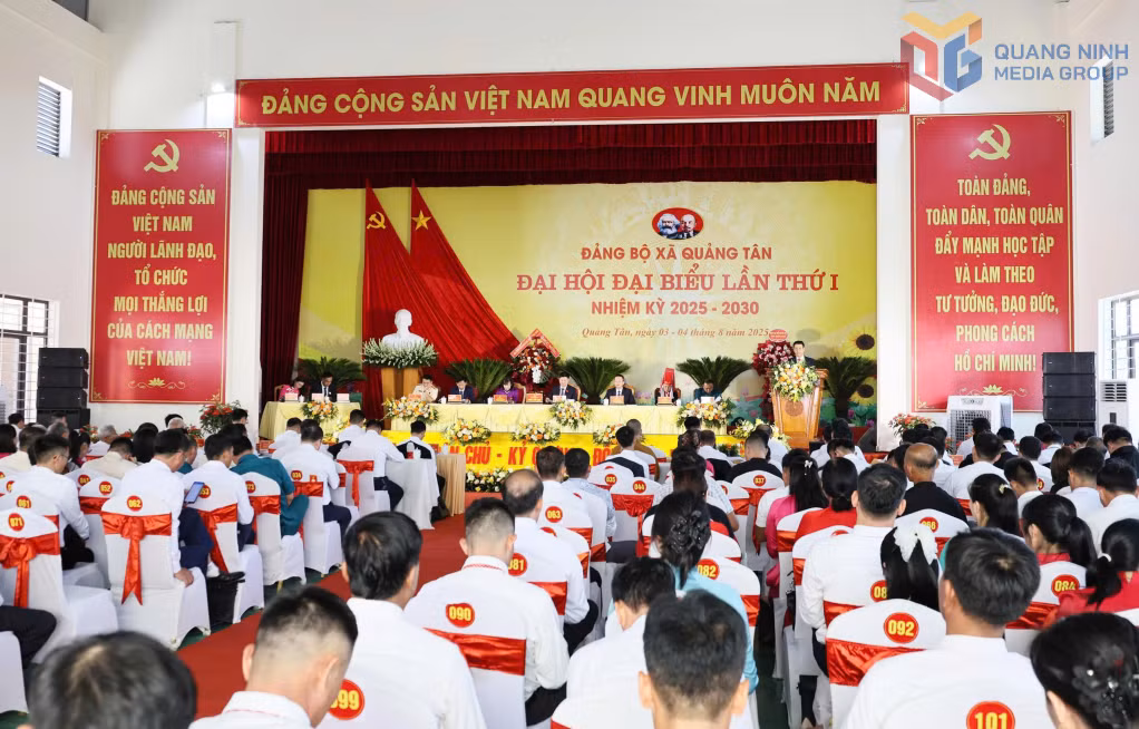 Đại hội Đại biểu Đảng bộ xã Quảng Tân lần thứ I, nhiệm kỳ 2025 - 2030.